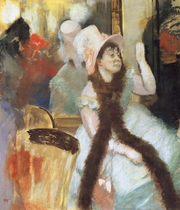 Edgar Degas Portrait apres un Bal costume china oil painting image